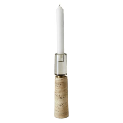 CANDELABRO OPTIC TRAVERTINE LG