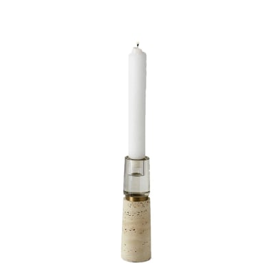 CANDELABRO OPTIC TRAVERTINE MD
