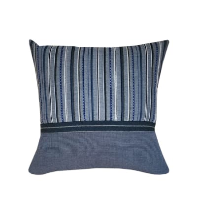 COJIN COSTURA LINEAL AZUL