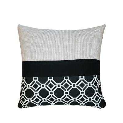 COJIN GRIS Y NEGRO