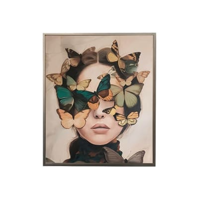 A PEDIDO CUADRO BUTTERFLY LADY MD