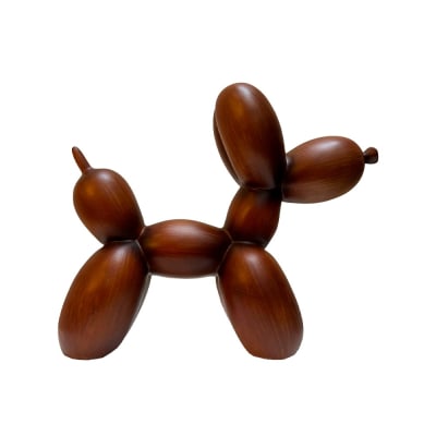 ESCULTURA WOOD DOG