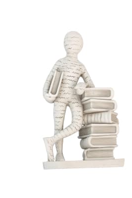 ESCULTURA WHITE READER