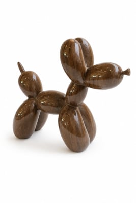 ESCULTURA WOOD DOG