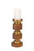 CANDELABRO HOLLIS WOOD STICKS SMALL1