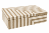 CAJA DECORATIVA TAN RAYAS M1