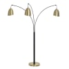 LAMPARA DE PIE ANTIQUE BRASS BLACK1