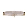 QUARTZ TRAY WH/GOLD1
