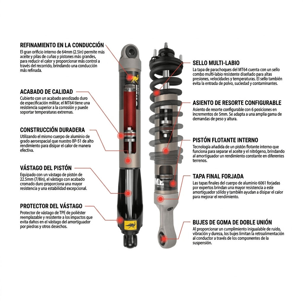 KIT OME MT64 TOYOTA 4RUNNER 2025+4