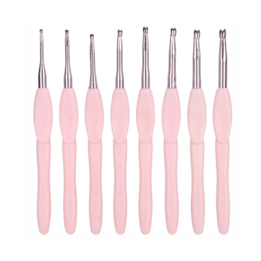 Crochet mango rosado x81