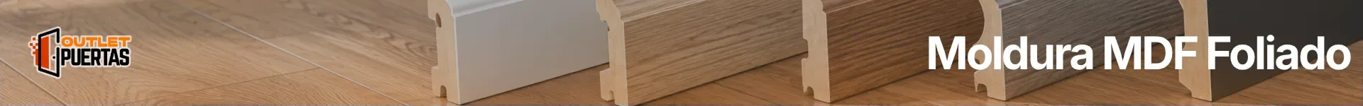 Moldura MDF foliado