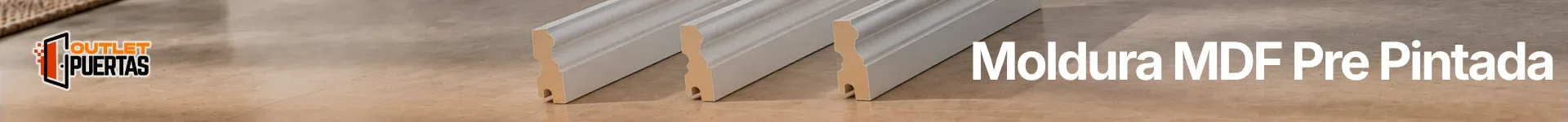 Moldura MDF Pre Pintado