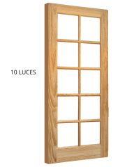 PUERTA EXTERIOR 10 LUCES 80X200