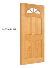 PUERTA EXTERIOR 90X200 MEDIA LUNA