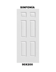 PUERTA INTERIOR SINFONIA 90x200