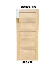 PUERTA EXTERIOR BORDE RIO 80X200
