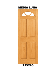 PUERTA EXTERIOR 75X200 MEDIA LUNA
