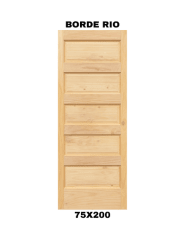 PUERTA EXTERIOR BORDE RIO 75X200