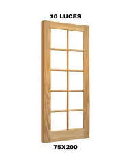 PUERTA EXTERIOR 10 LUCES 75X200