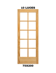 PUERTA EXTERIOR 10 LUCES 75X200