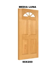 PUERTA EXTERIOR 90X200 MEDIA LUNA