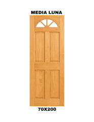 PUERTA EXTERIOR 70X200 MEDIA LUNA