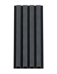 WALL PANEL PVC NEGRO 24 MM 16.8X240 CM