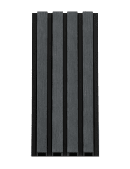 WALL PANEL PVC NEGRO 24 MM 16.8X240 CM
