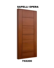 PUERTA ENCHAPADA SAPELLI OPERA BLACK 75X200