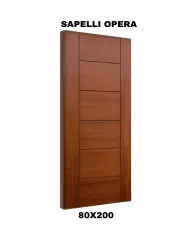 PUERTA ENCHAPADA SAPELLI OPERA BLACK 80X200