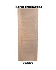 PUERTA INTERIOR CAPRI ENCHAPADA 70X200