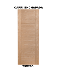 PUERTA INTERIOR CAPRI ENCHAPADA 75X200