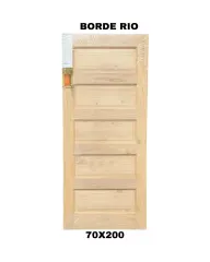 PUERTA EXTERIOR BORDE RIO 70X200