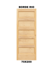 PUERTA EXTERIOR BORDE RIO 70X200