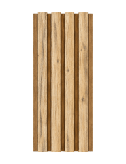 WALL PANEL PVC ROBLE RUSTICO CLARO 24 MM 16.8X240 CM