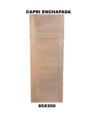 PUERTA INTERIOR CAPRI ENCHAPADA 85X200