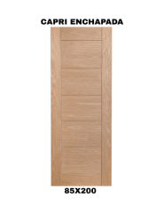 PUERTA INTERIOR CAPRI ENCHAPADA 85X200