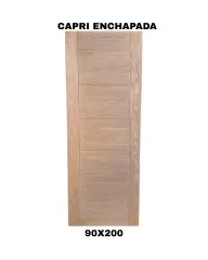 PUERTA INTERIOR CAPRI ENCHAPADA 90X200