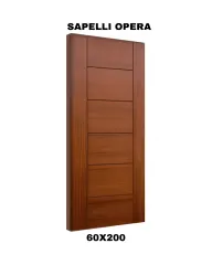 PUERTA ENCHAPADA SAPELLI OPERA BLACK 60X200