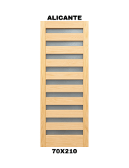 PUERTA EXTERIOR ALICANTE 70X210