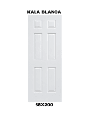PUERTA INTERIOR KALA BLANCA 65X200