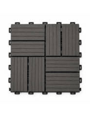 DECK MODULAR NEGRO 21 MM 30X30 CM