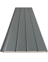SIDING PANEL EXTERIOR GRIS OSCURO 16 MM 38,3X380 CM