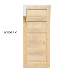 PUERTA EXTERIOR BORDE RIO 90X200