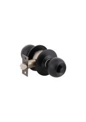 CERRADURA 1333 OISTER CILINDRICA BAÑO NEGRO
