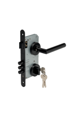SET ACCESO CERRADURA EMBUTIR NEGRO - 9480