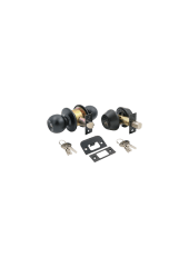SET DE SEGURIDAD OISTER NEGRO - CERRADURA CILINDRICA / CERROJO TUBULAR