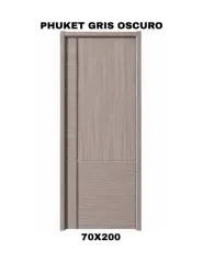PUERTA INTERIOR HDF PHUKET GRIS OSCURO 70X200