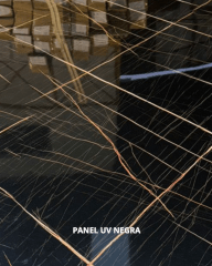PANEL UV NEGRO MARMOLADO 122×244 CM
