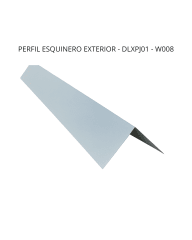PERFIL ESQUINERO SIDING EXTERIOR BLANCO 3 M